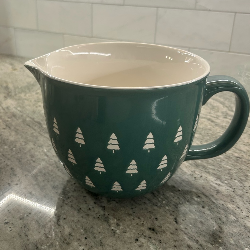 Large Christmas ceramic Mixing Bowl